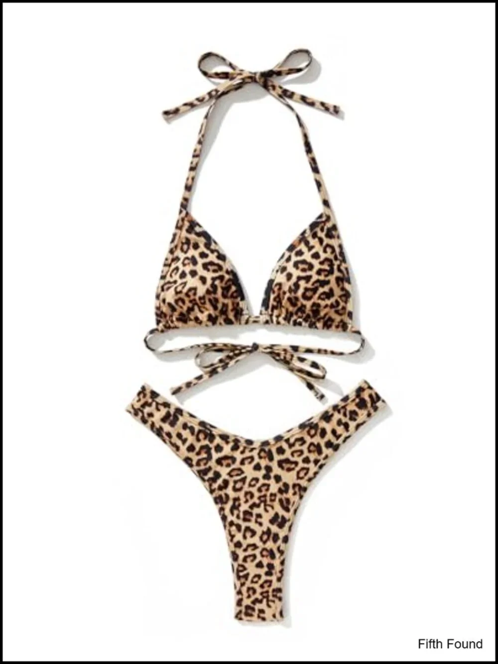 Sexy Thong String Bikini Set Cheeky Halter Swimsuit Triangle Top Removable Pads